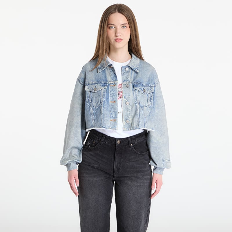 Куртка AllSaints Anders Terry Shacket Illusion Indigo