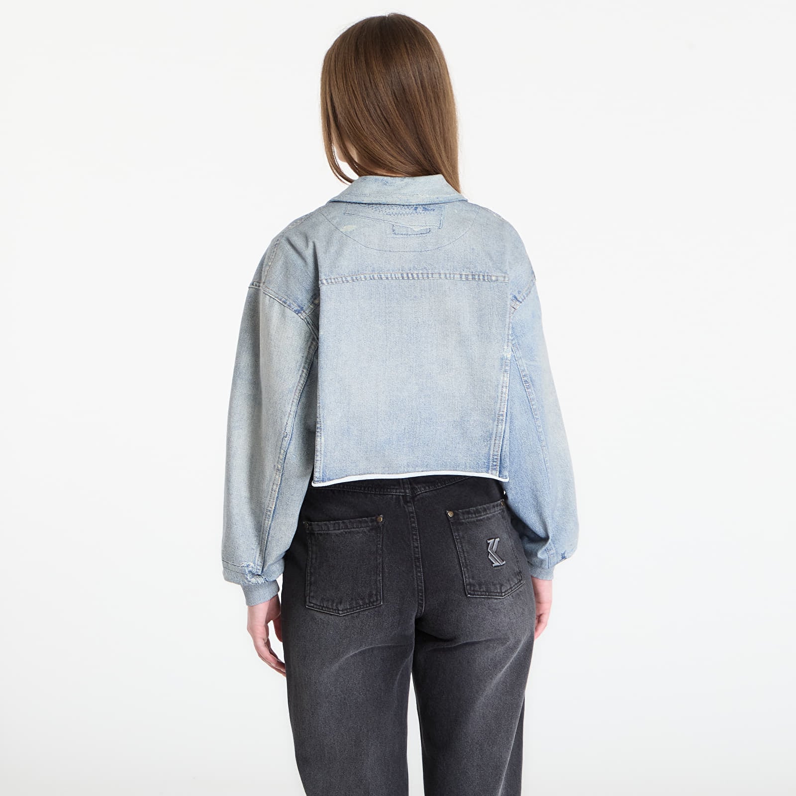 Якета AllSaints Anders Terry Shacket Illusion Indigo