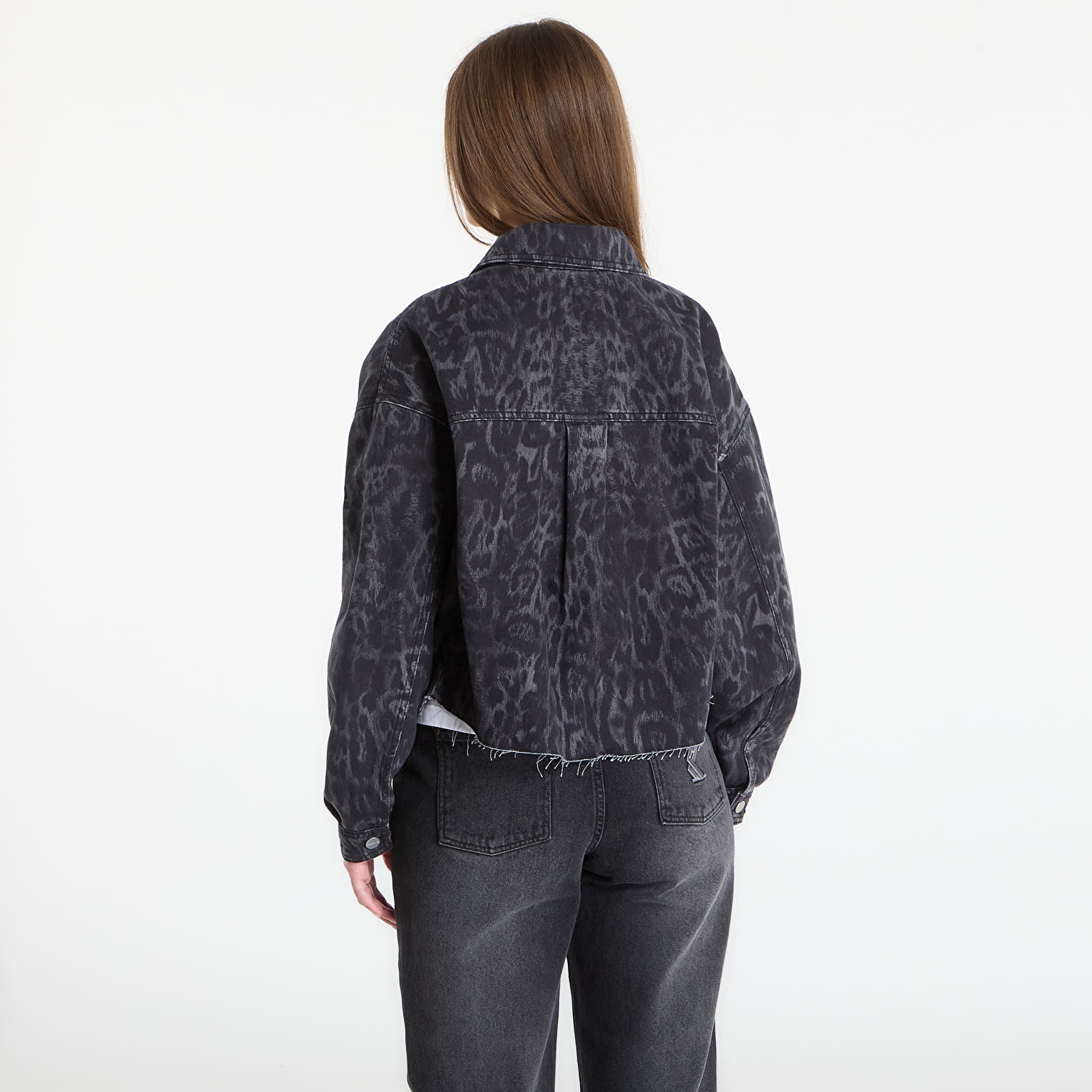 Якета AllSaints Nicky Denim Shacket Leppo Black