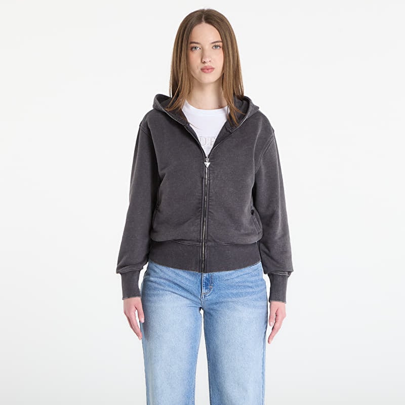 GUESS Hooded California Sweatshirt Jet Black Multi