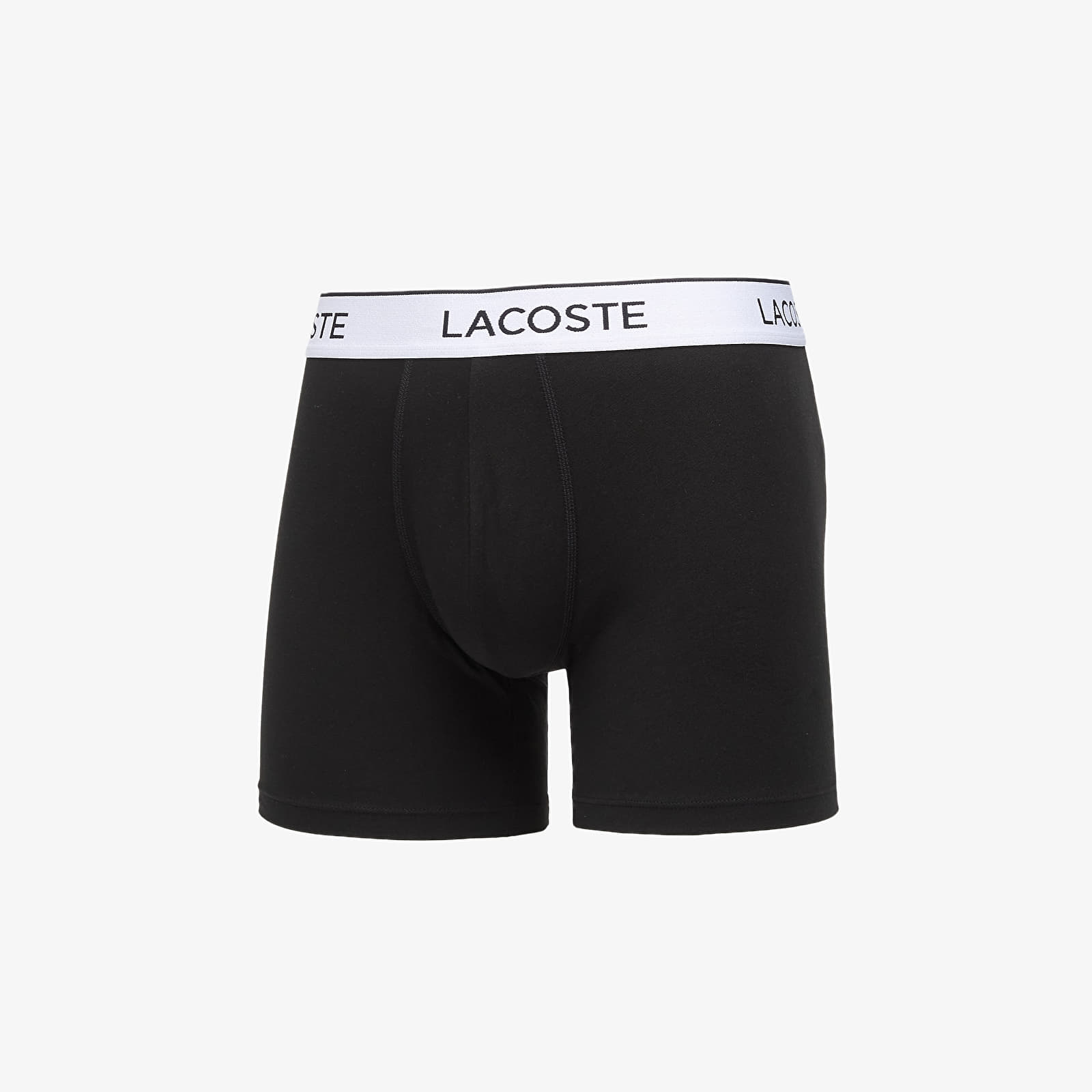 Boksershorts LACOSTE Boxer Brief 3-Pack Black