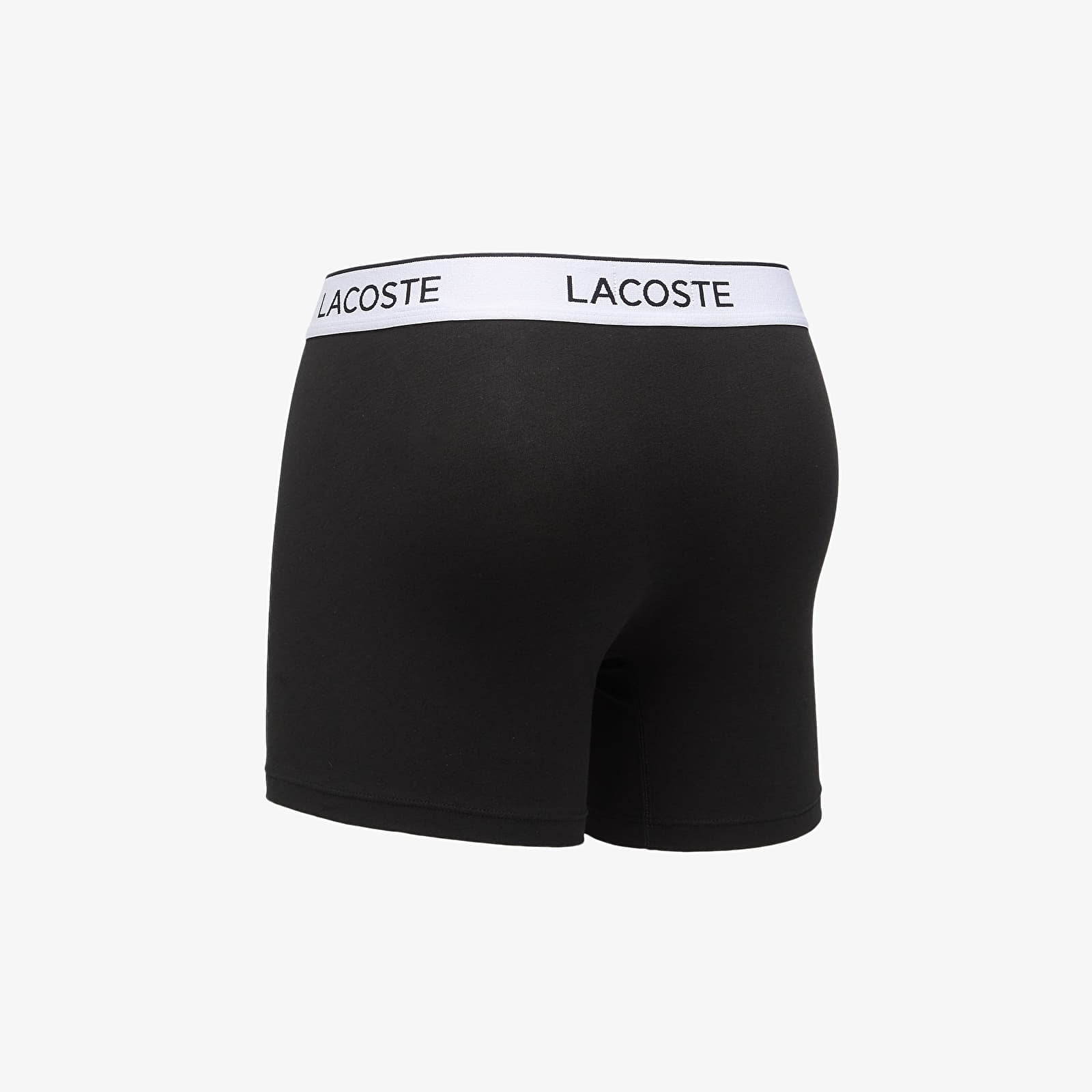 Boksershorts LACOSTE Boxer Brief 3-Pack Black