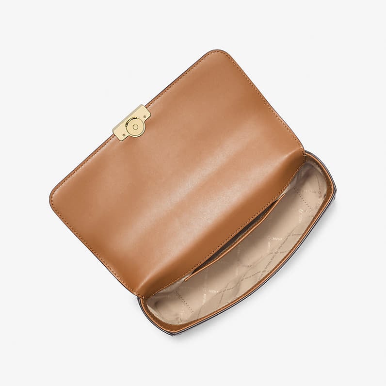 Sacs à main Michael Kors Lg Conv Chain Shoulder Vanilla/ Acorn