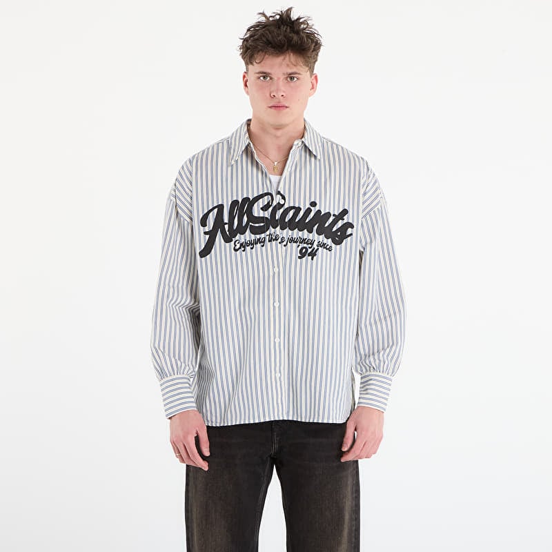 Shirt AllSaints Adrianne Shirt Blue/ White