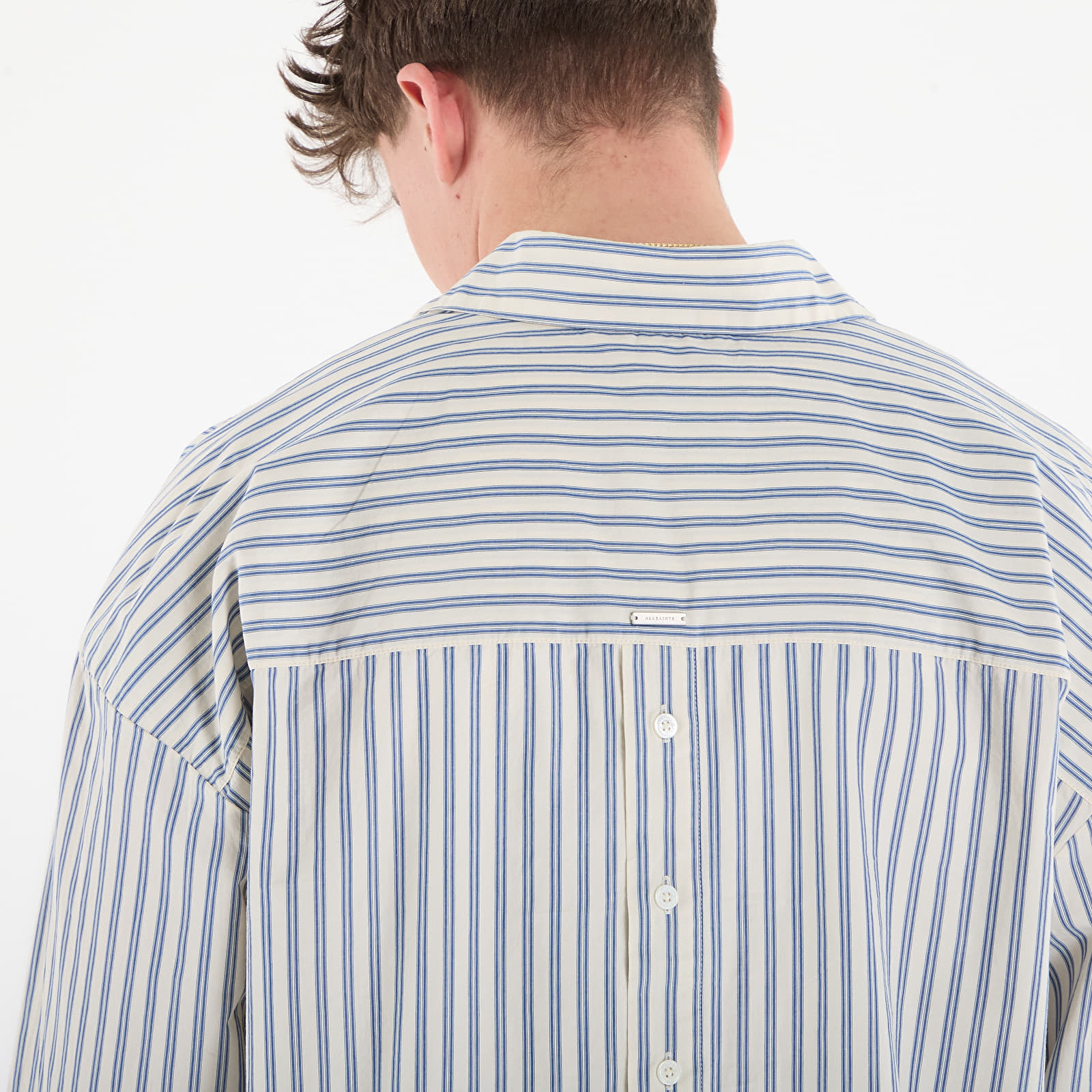 Hemden AllSaints Adrianne Shirt Blue/ White