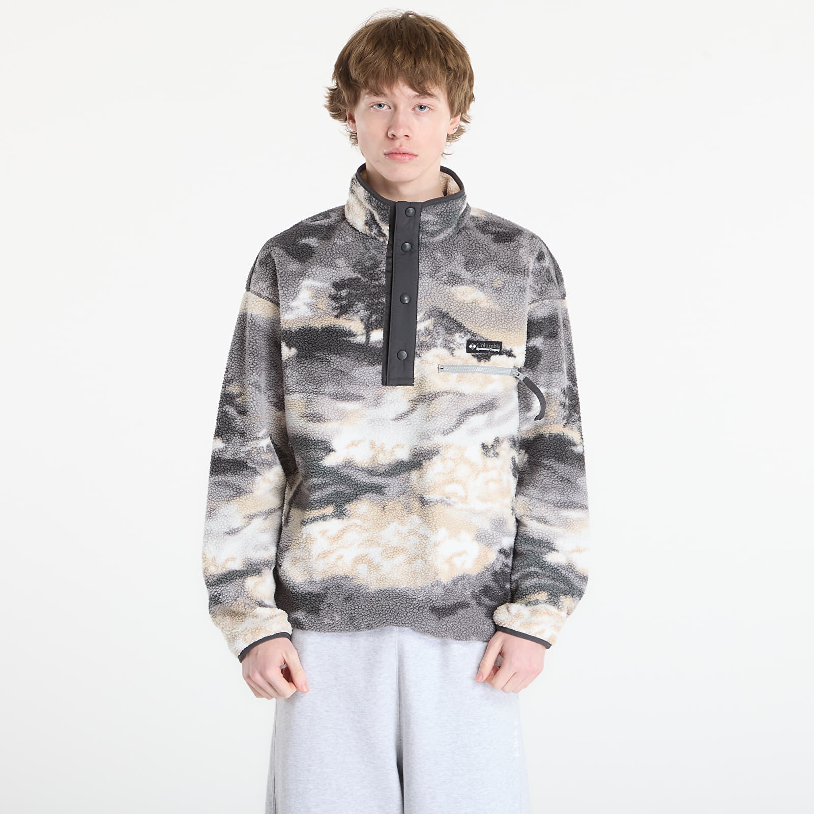 Sweatshirt Columbia Helvetia™ Half Snap Fleece With Print Shark/ Dreaming XL