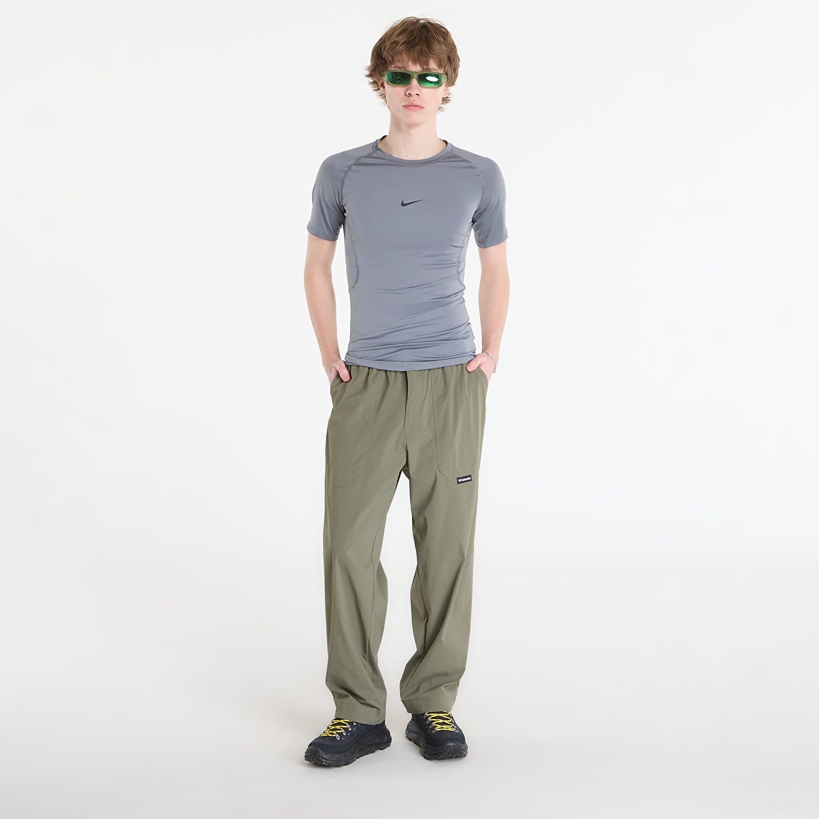 Férfi nadrágok Columbia Landroamer™ Scout Pants Stone Green