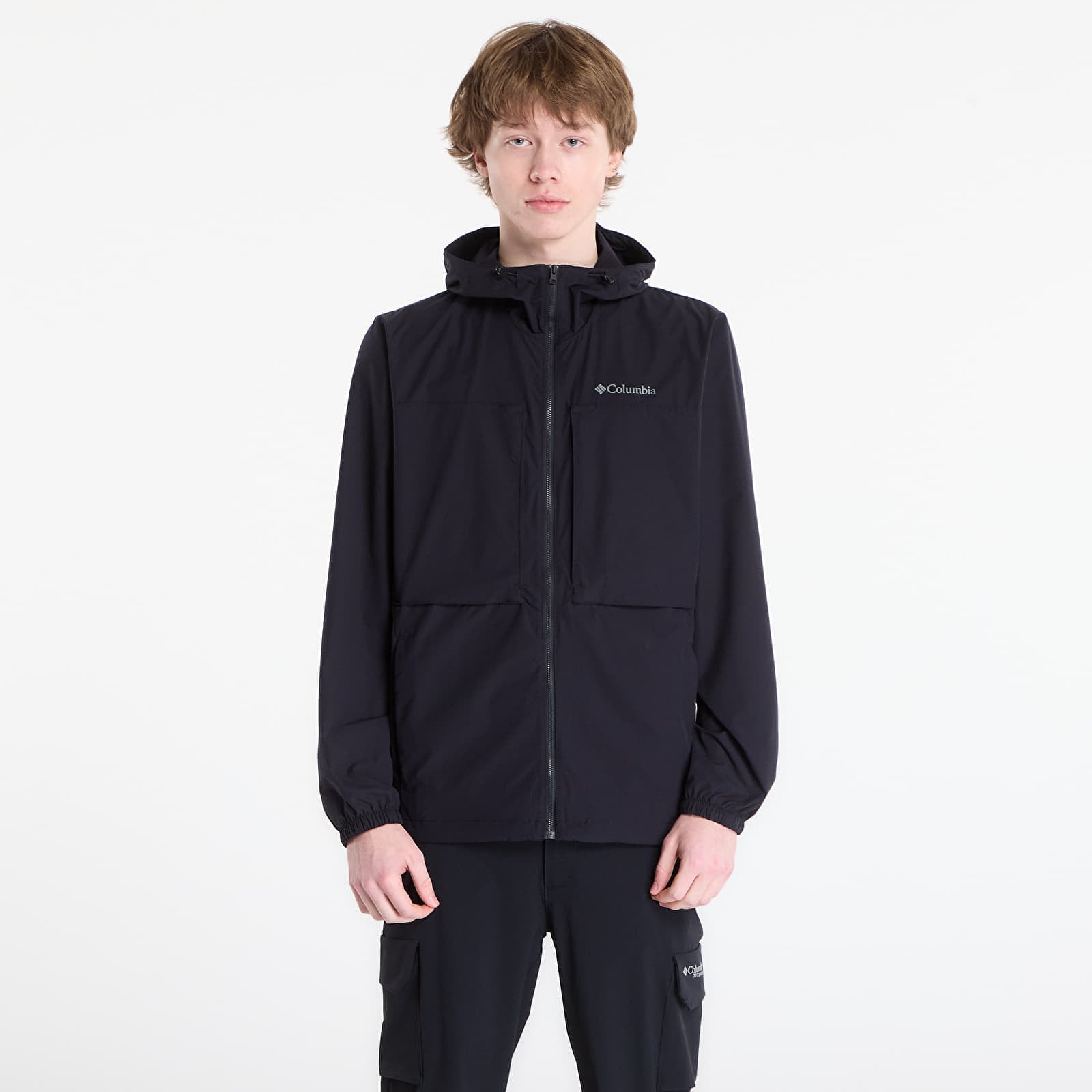 Windbreaker Columbia Street Heights™ Hooded Windbreaker Black S