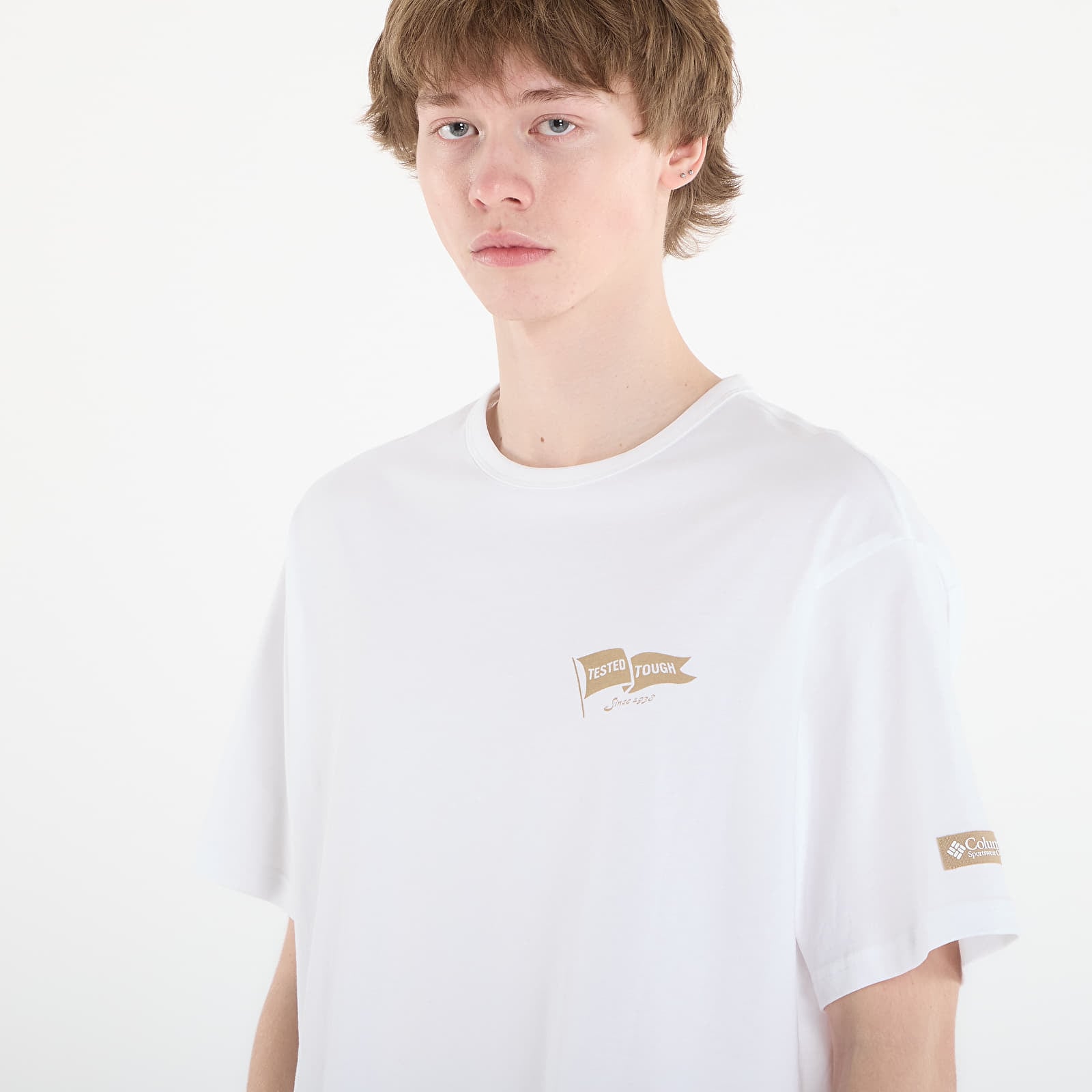 Vyriški marškinėliai Columbia Csc™ Heavyweight Back Graphic T-Shirt White/ Heritage