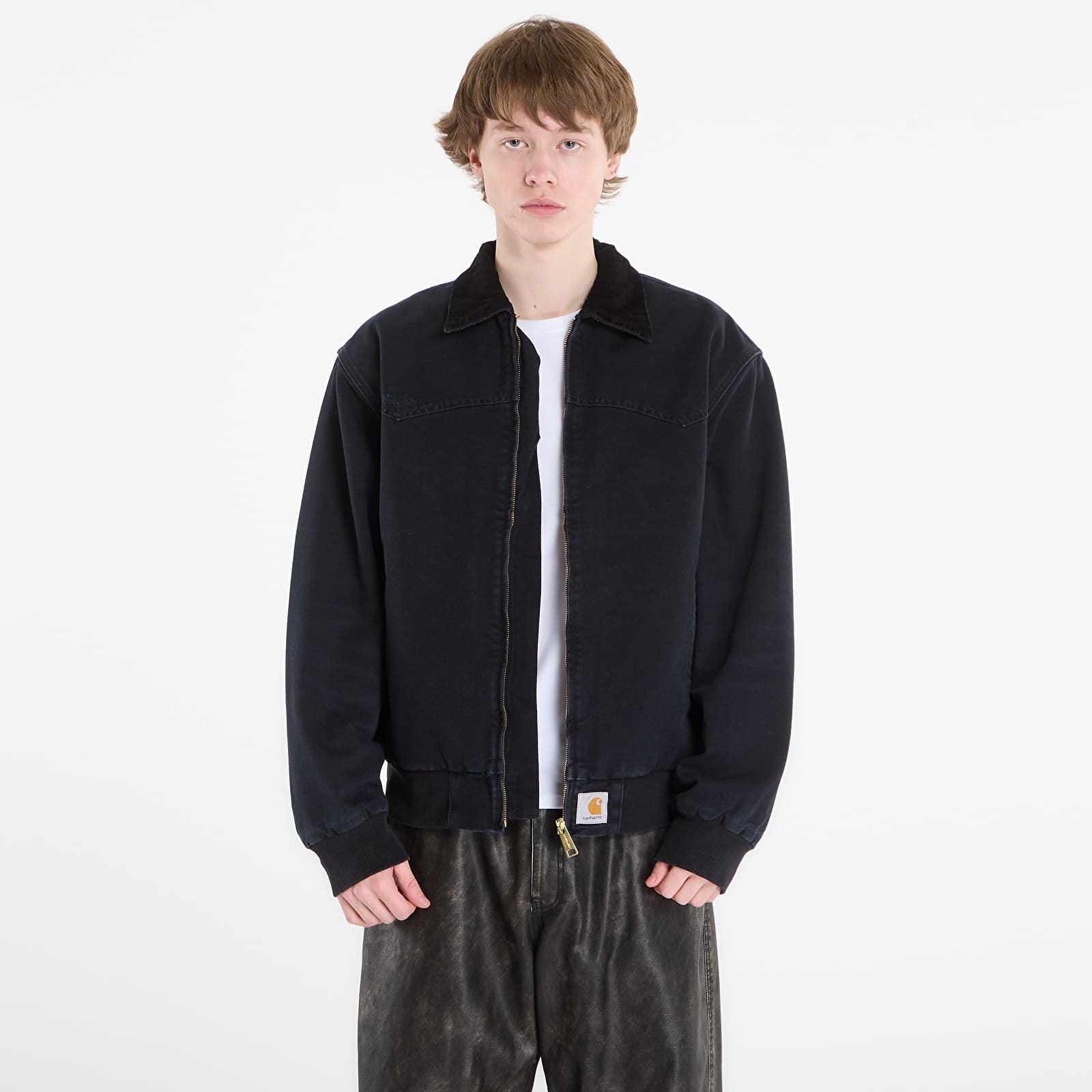 Herrenjacken Carhartt WIP OG Santa Fe Jacket UNISEX Black/ Black