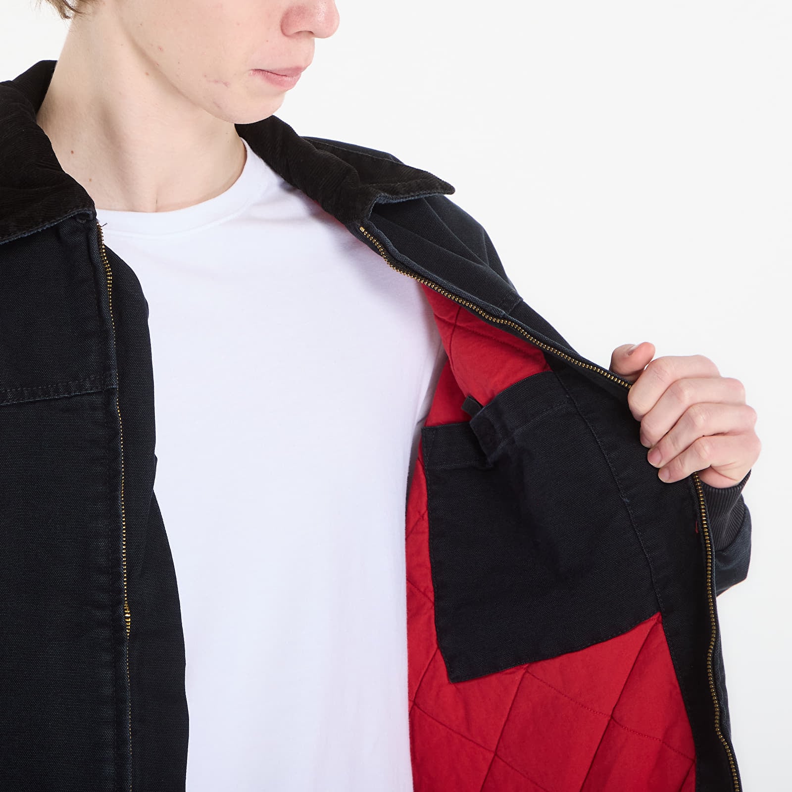 Herrenjacken Carhartt WIP OG Santa Fe Jacket UNISEX Black/ Black