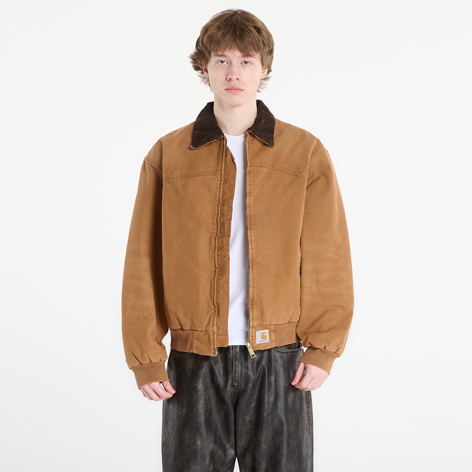 Herrenjacken Carhartt WIP OG Santa Fe Jacket UNISEX Hamilton Brown/ Tobacco
