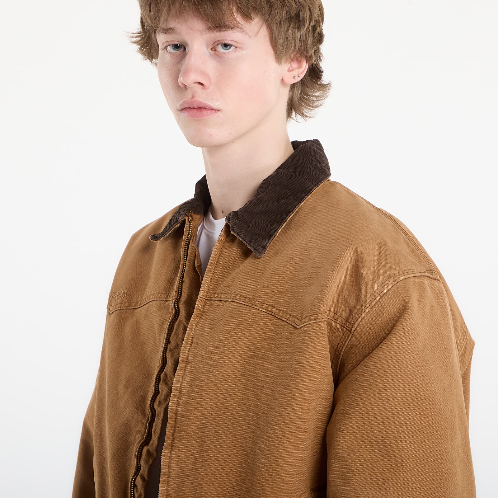 Herrenjacken Carhartt WIP OG Santa Fe Jacket UNISEX Hamilton Brown/ Tobacco