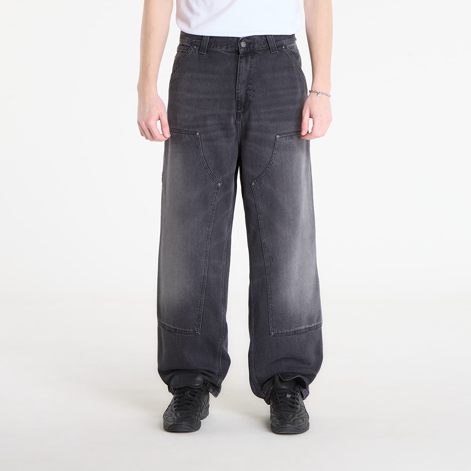 Τζιν Carhartt WIP OG Double Knee Pant UNISEX Black M