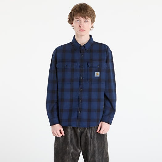 Carhartt WIP L/S Edmands Shirt UNISEX Edmands Check/ Natural/ Jupiter