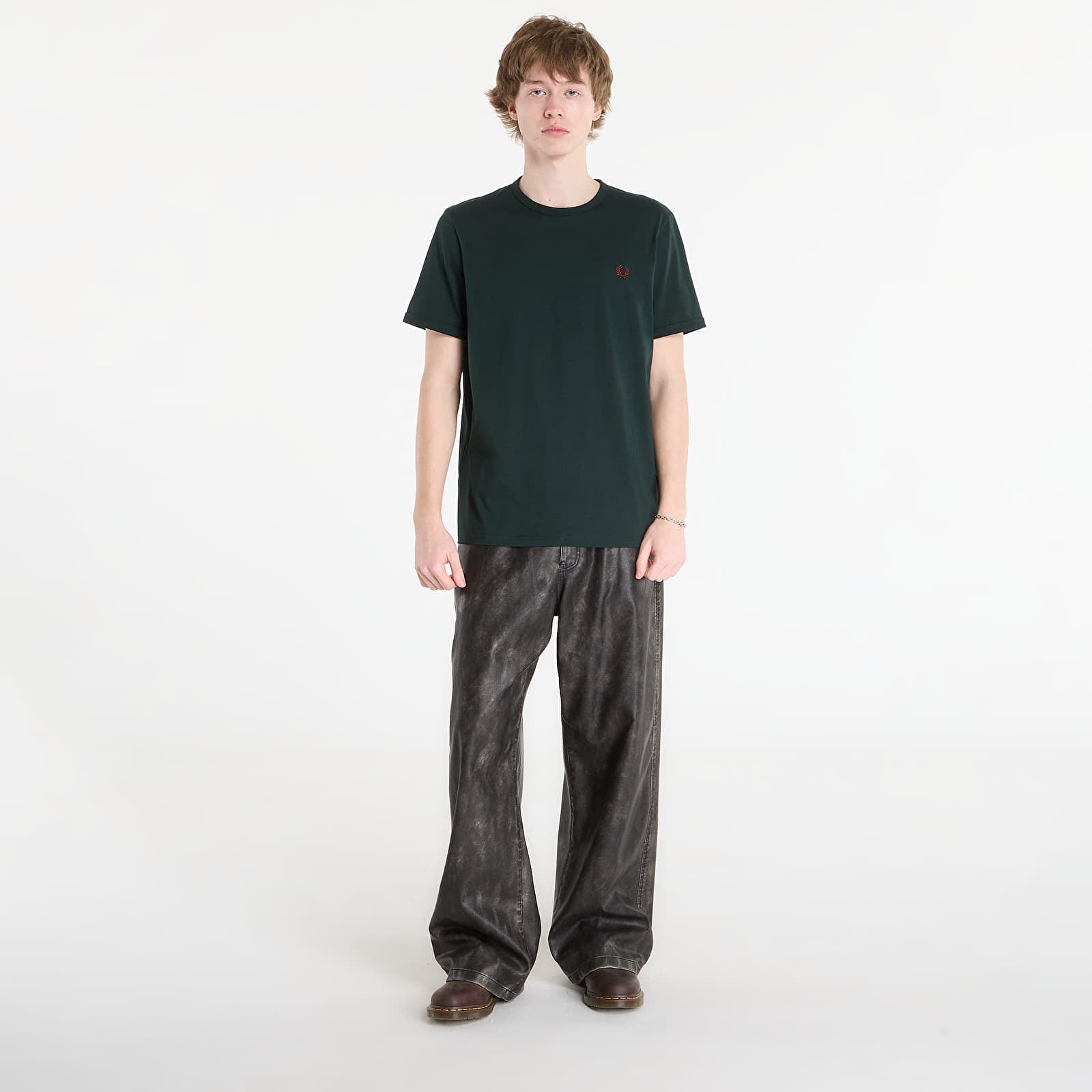 Magliette da uomo FRED PERRY Ringer T-Shirt Grassroots