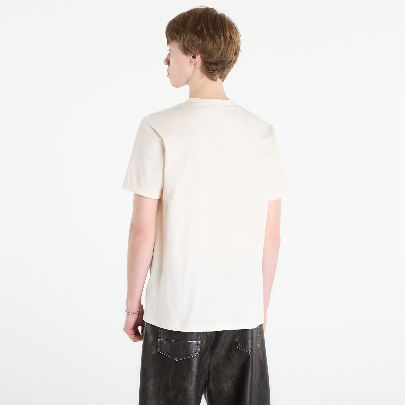 T-shirts för män FRED PERRY Ringer T-Shirt Ecru