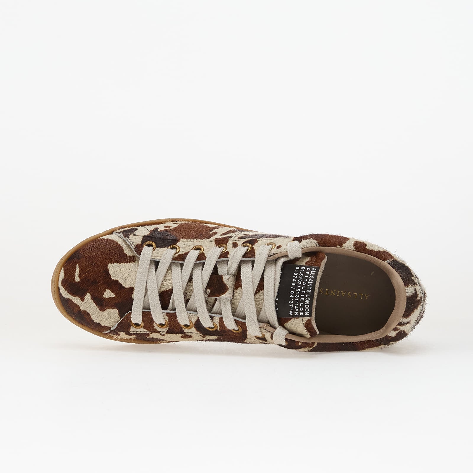 Naisten lenkkarit ja kengät AllSaints Leon Sneaker Cow Print