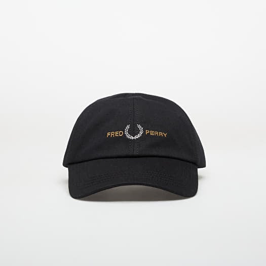 Kepurė FRED PERRY Flp Twill Cap Black