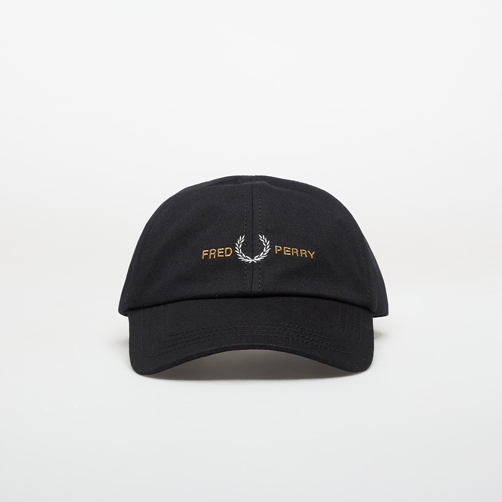 Sapkák FRED PERRY Flp Twill Cap Black