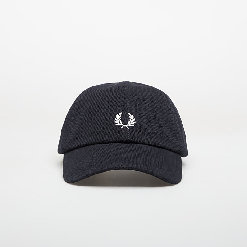 Čiapka FRED PERRY Pique Classic Cap Navy/ Snow White
