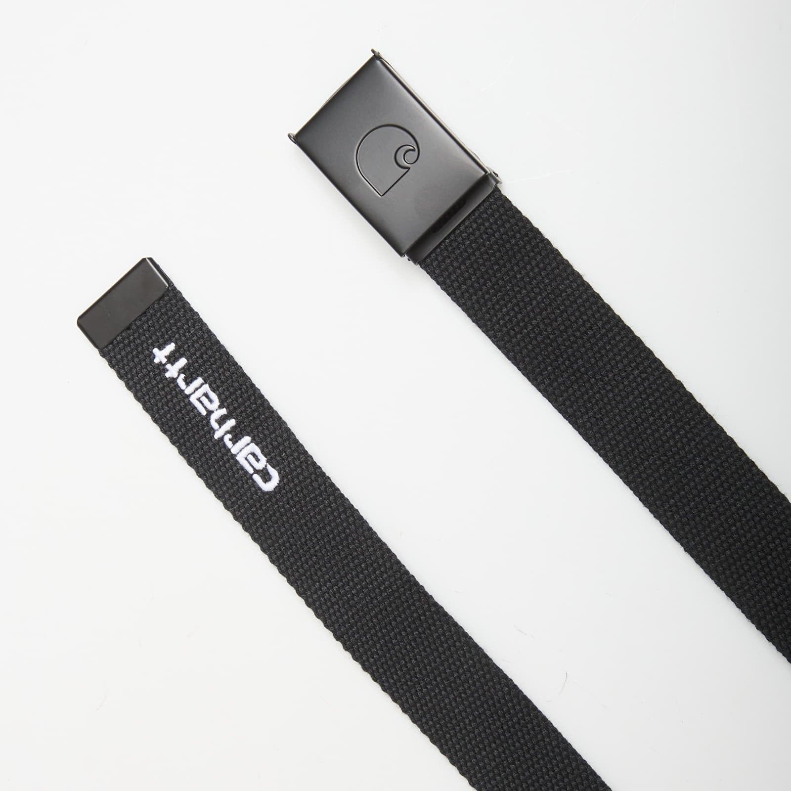 Vyriški diržai Carhartt WIP C-Logo Belt Tonal Black/ White