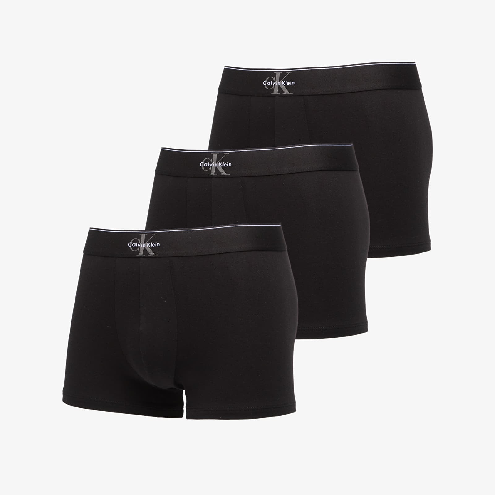 Miesten shortsit Calvin Klein Trunk 3-Pack Black