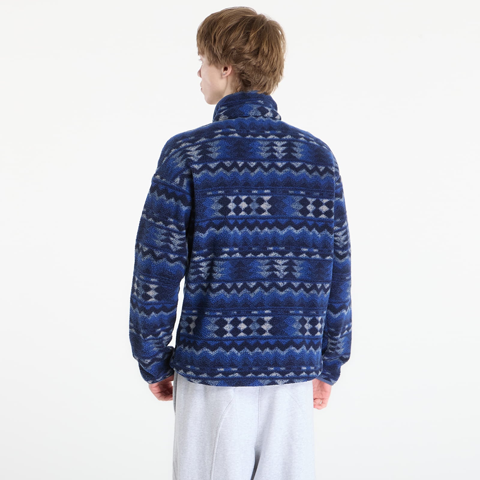Meeste kampsunid Columbia Helvetia™ Half Snap Fleece With Print Mountain Blue/ Retrotree
