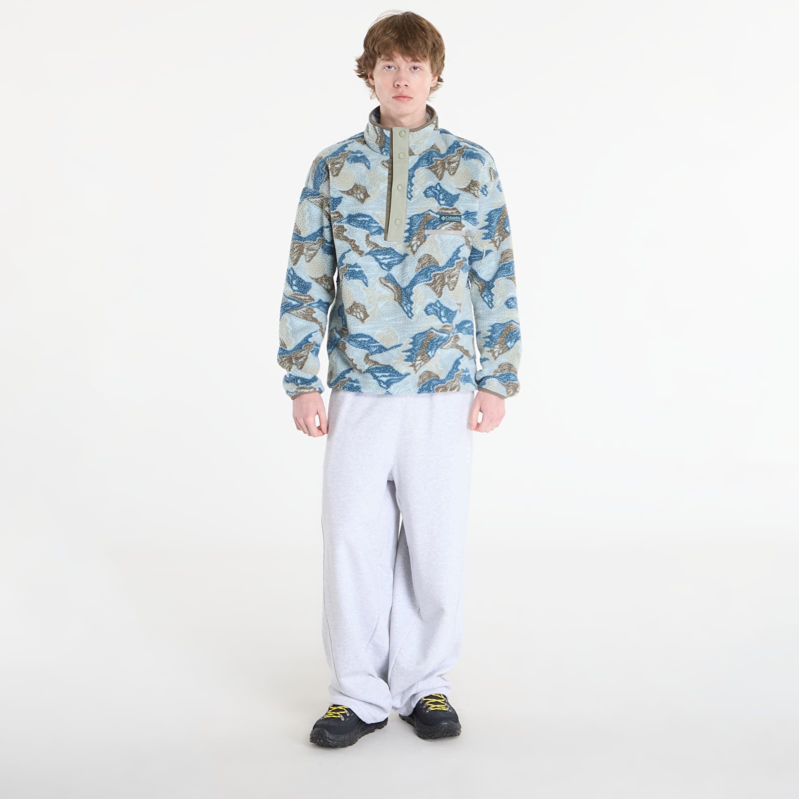 Meeste kampsunid Columbia Helvetia™ Half Snap Fleece With Print Safari/ Sunscapes