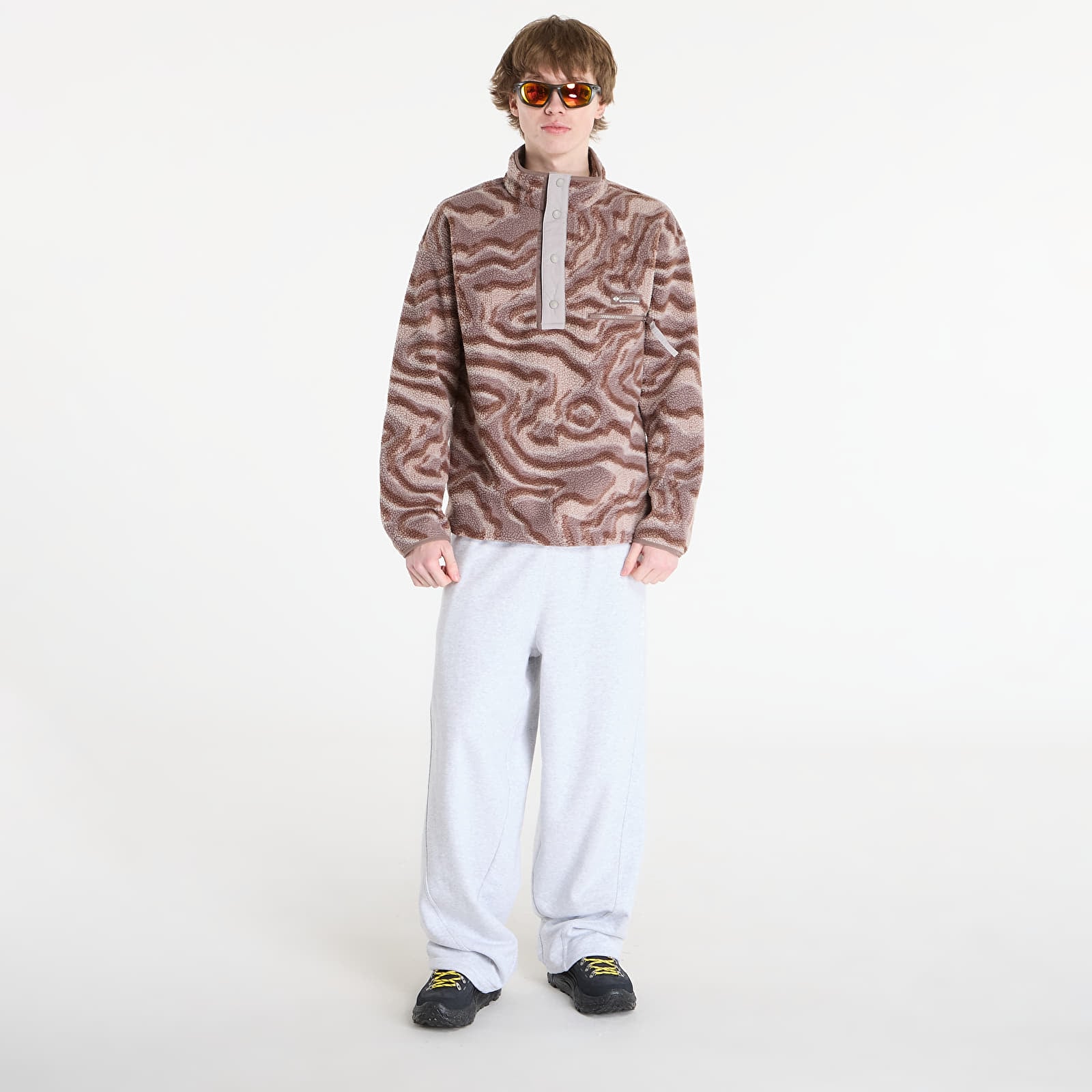 Meeste kampsunid Columbia Helvetia™ Half Snap Fleece With Print Iron/ Topoglitch