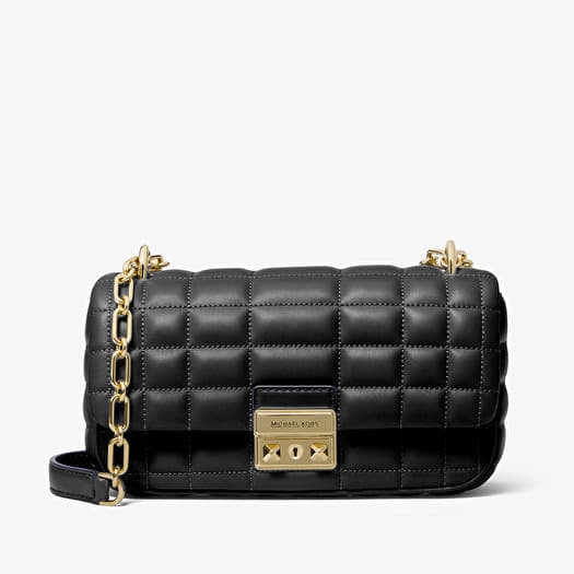 Michael Kors Sm Conv Chain Shoulder Black