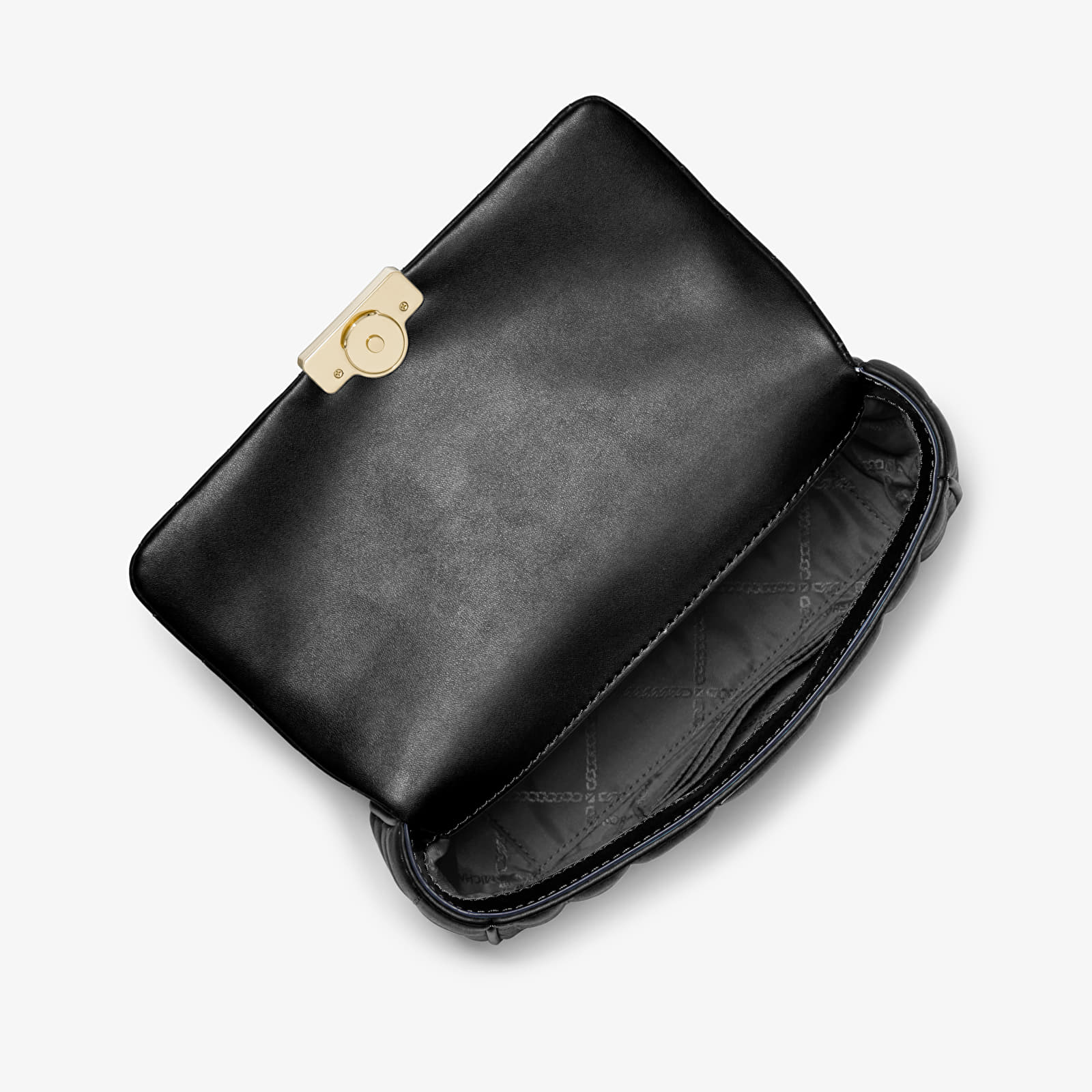 Håndtasker Michael Kors Sm Conv Chain Shoulder Black