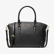 Michael Kors Md Ew Dome Satchel Black