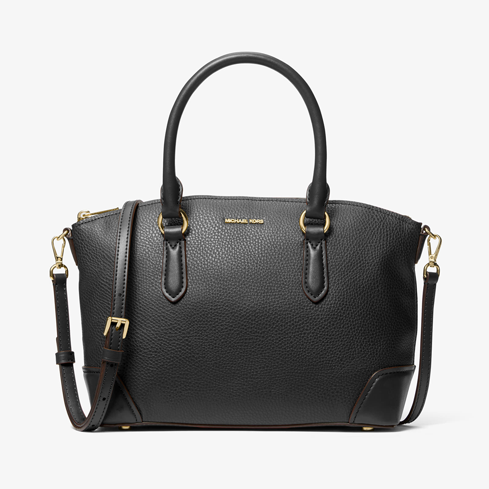 Rankinės Michael Kors Md Ew Dome Satchel Black