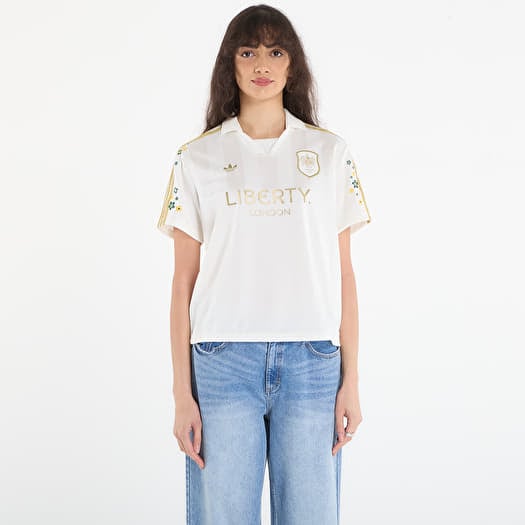 Marškinėliai adidas X Liberty London Jersey Off White/ Ice Purple