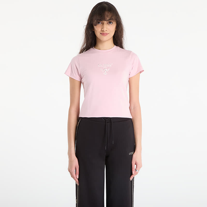 T-paita GUESS Colette Ss Tee Light Purple Blossom