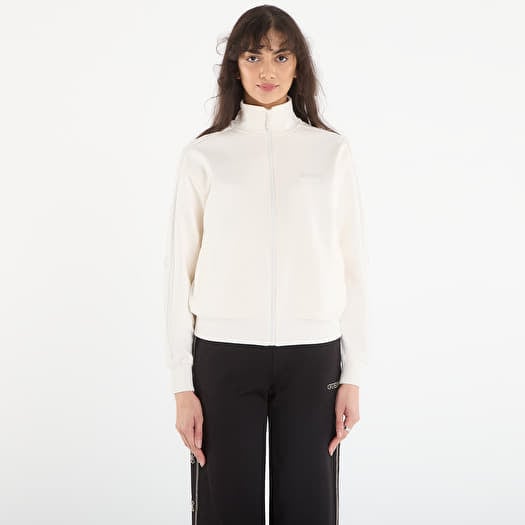 Sweatshirt GUESS Octavia High Neck Full-Zip Sweat White Glam