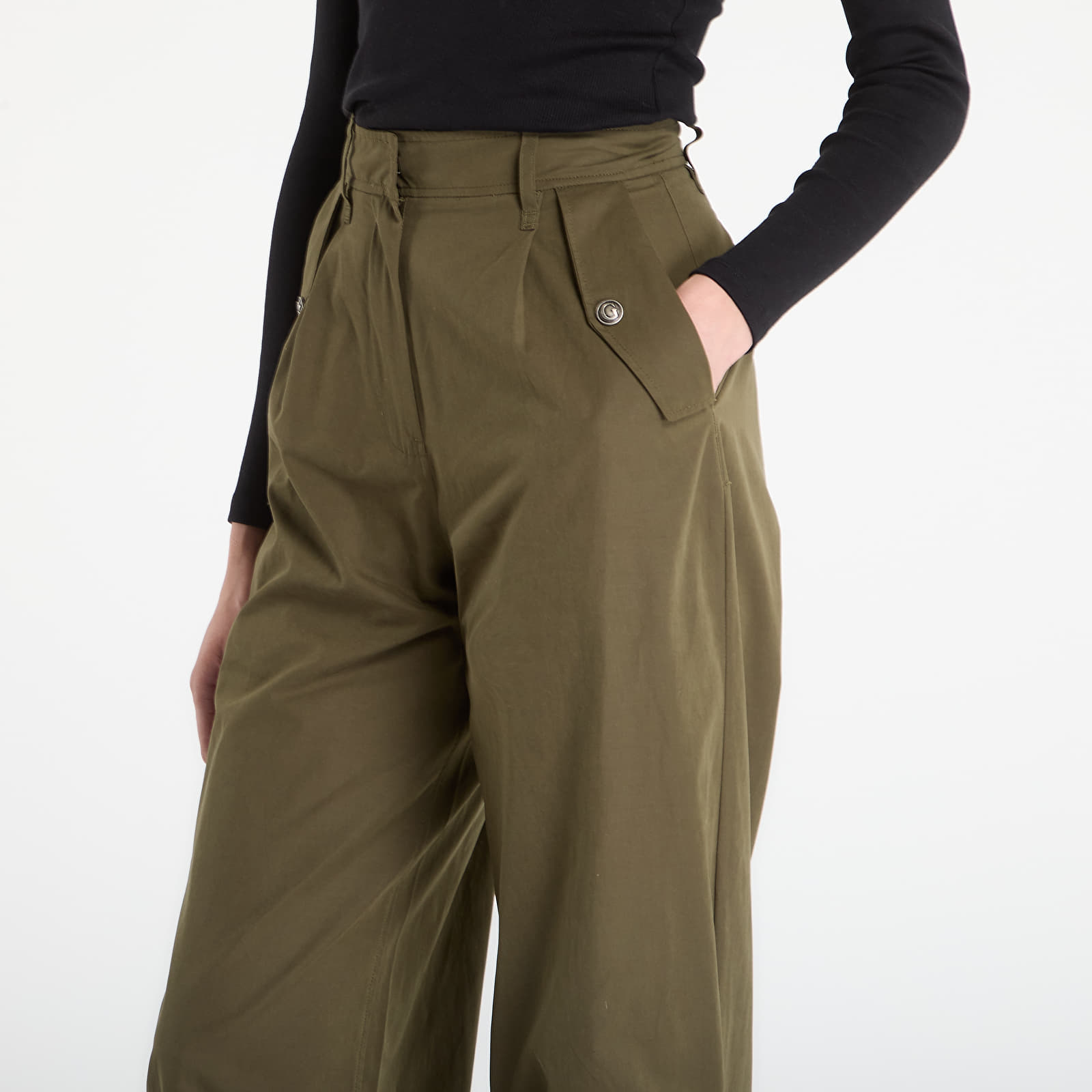 Pantalon Guess Jeans Denise Carrot Leg Pant Olive Morning