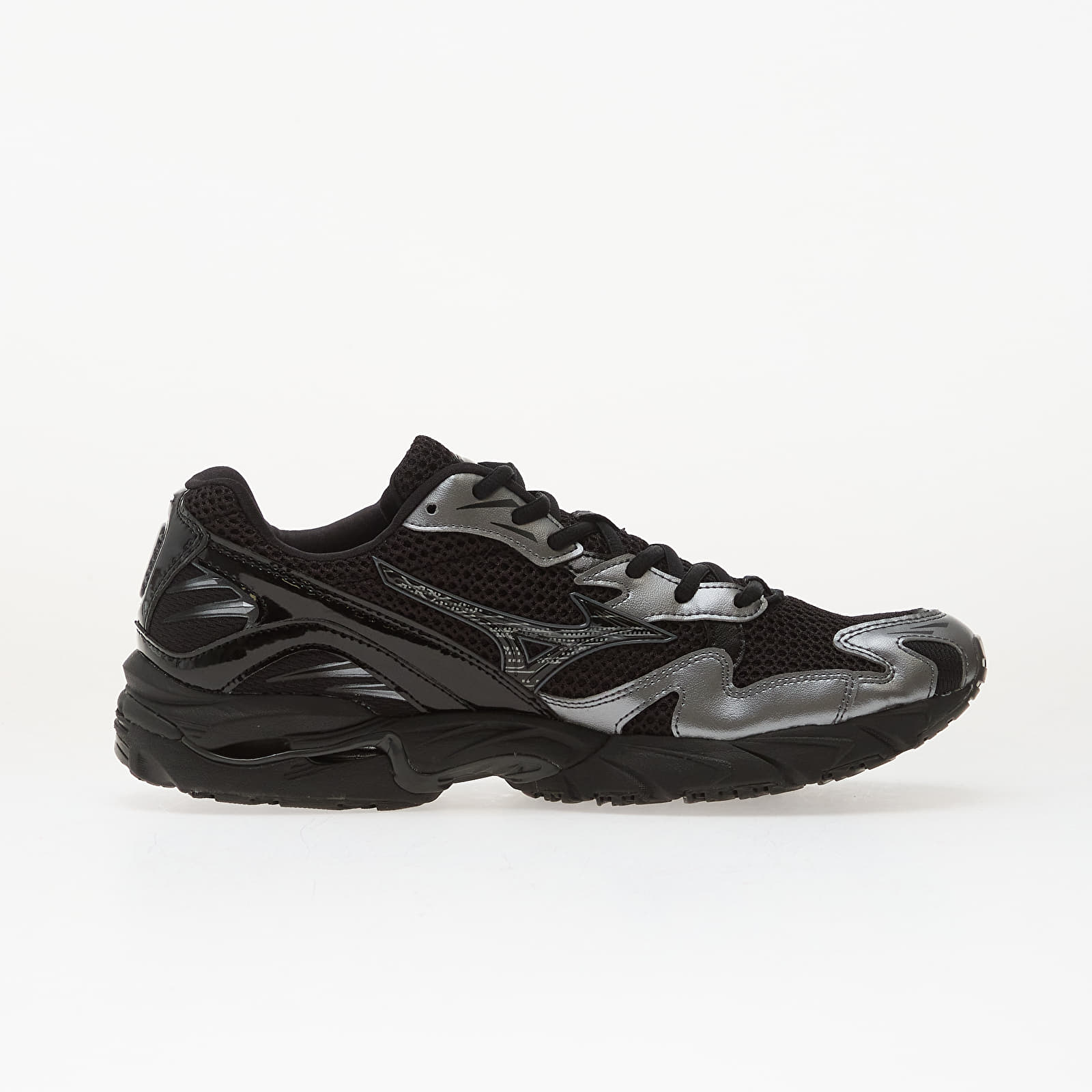 Încălțăminte și sneakerși pentru bărbați Mizuno Wave Rider 10 (U) Black/ Black Sand/ Metallic Gray