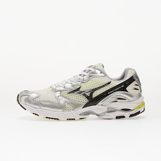 Mizuno Wave Rider 10 (U) Snow White/ Black/ Sylvan Green