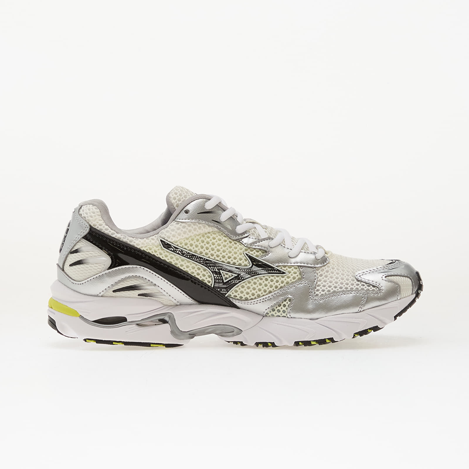 Turnschuhe und Schuhe für Männer Mizuno Wave Rider 10 (U) Snow White/ Black/ Sylvan Green