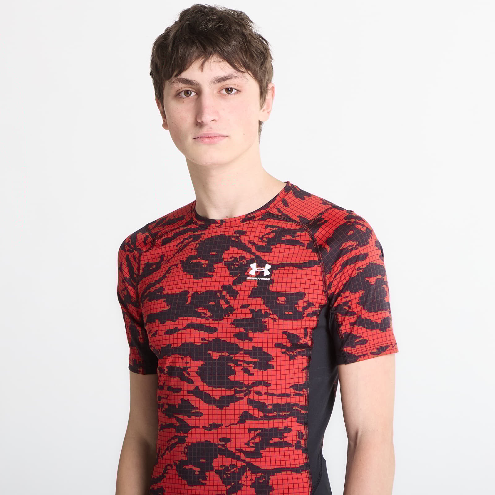 Meeste T-särgid Under Armour HG Printed SS Tee Black
