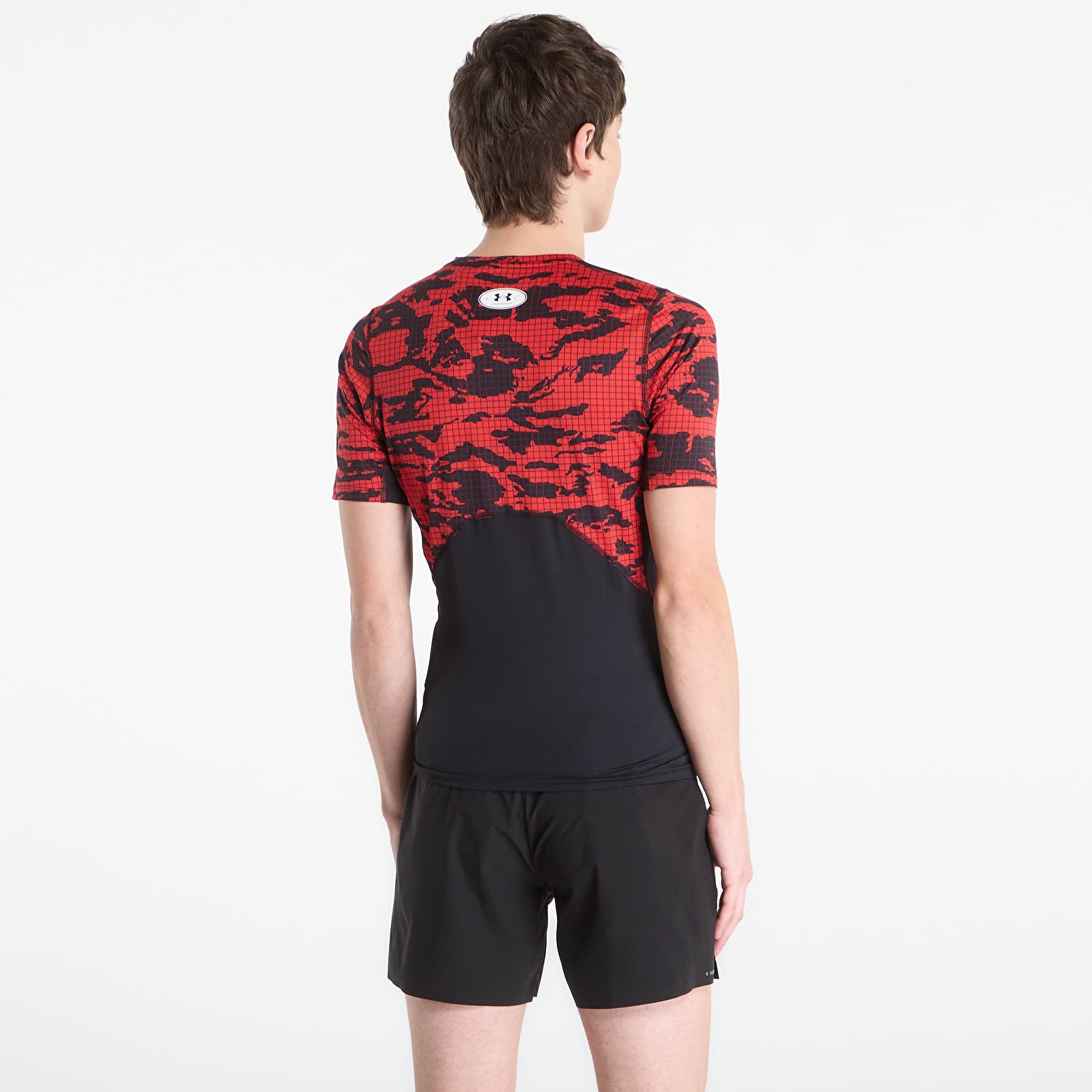 Meeste T-särgid Under Armour HG Printed SS Tee Black