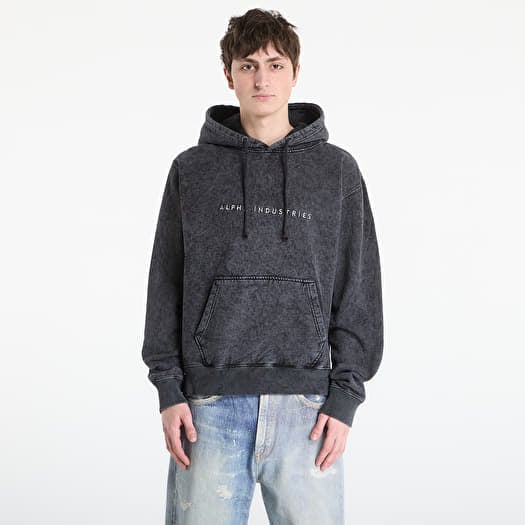 Sweatshirt Alpha Industries Acid Logo Hoodie Black