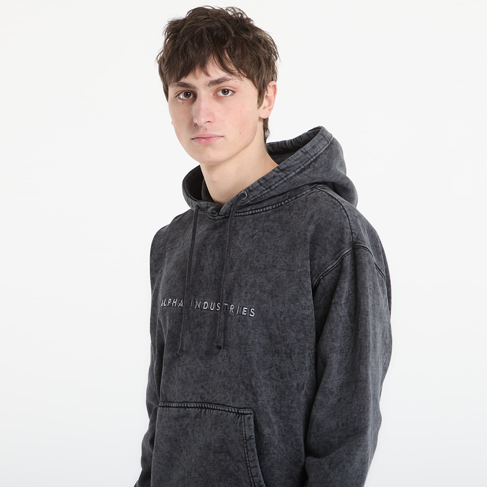 Meeste kampsunid Alpha Industries Acid Logo Hoodie Black