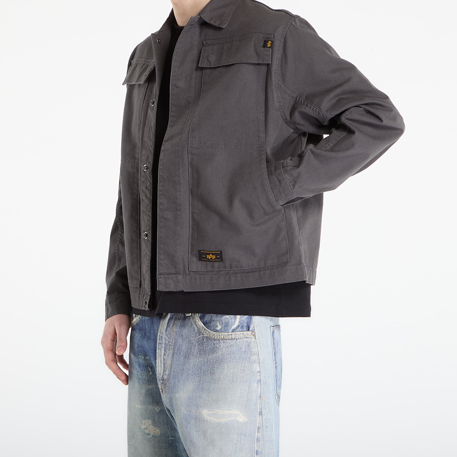 Vīriešu jakas Alpha Industries Chore Coat Vintage Grey