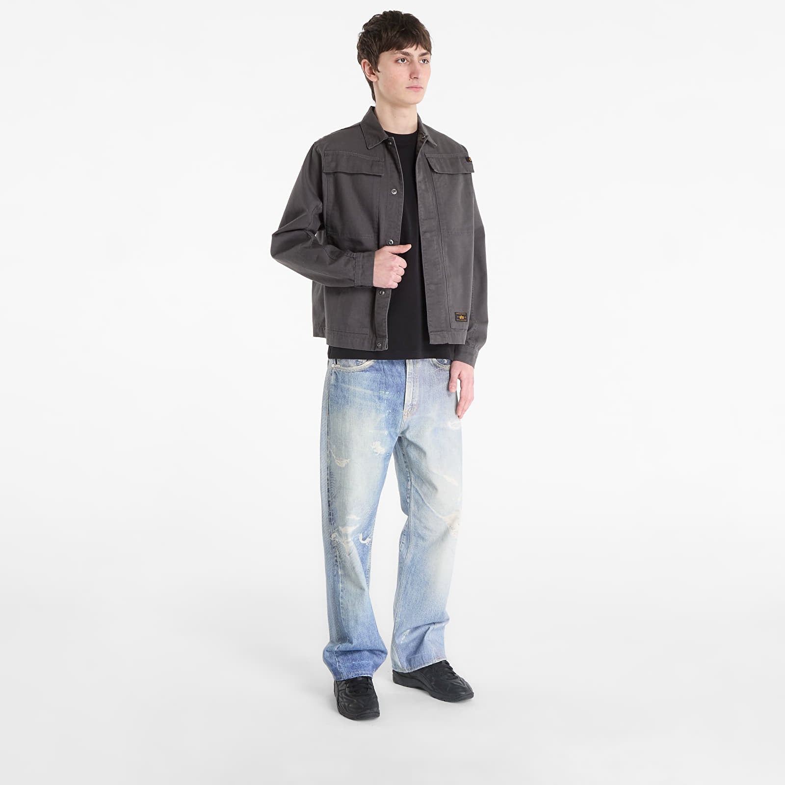 Vīriešu jakas Alpha Industries Chore Coat Vintage Grey