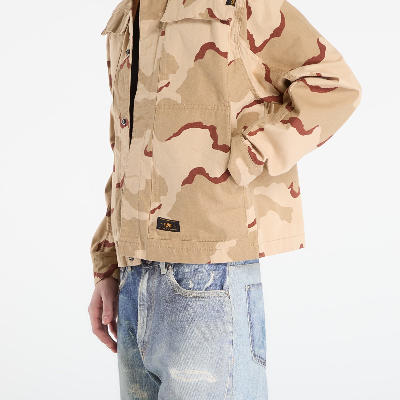 Vīriešu jakas Alpha Industries Chore Coat Camo Desert Camo 91