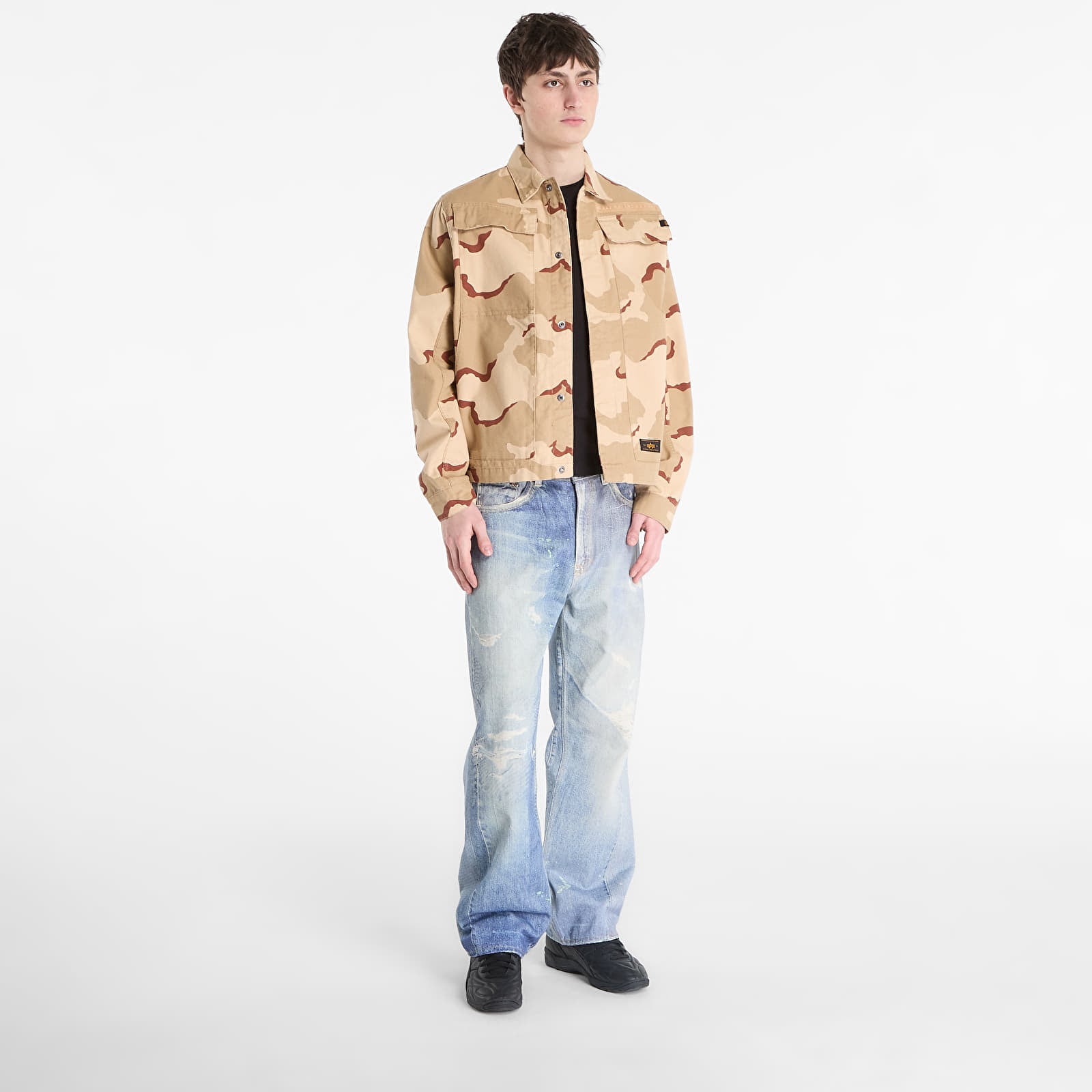 Vīriešu jakas Alpha Industries Chore Coat Camo Desert Camo 91