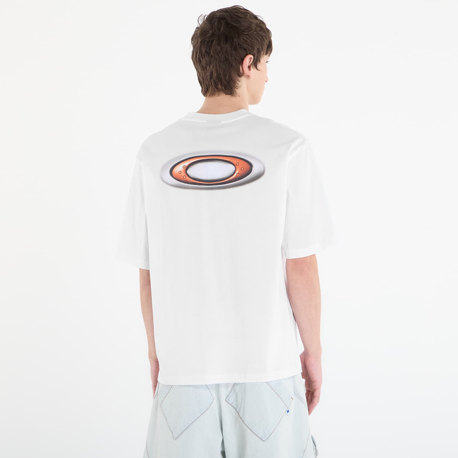 Мъжки тениски Oakley Heritage F&B Ellipse Ss Tee White